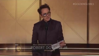 قدردانی رابرت داونی جونیور از یونیورسال برای حمایت از اوپنهایمر