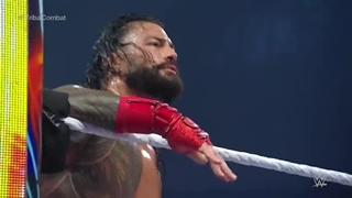 مسابقه کشتی کج بین Roman Reigns vs Jey Uso در رویداد summerslam 2023 سر کمربند WWE undisputed universal championship