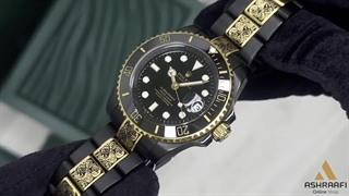 ساعت رولکس حکاکی ساب مارینر Rolex Submariner Engraved KR