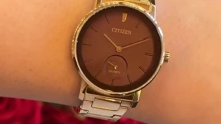 ساعت سیتیزن زنانه EQ9063-55X بند طلایی