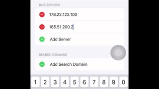 تغییر DNS دستی در آیفون از تنظیمات دستگاه