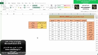 فیلم آموزش اکسل