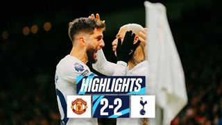 خلاصه بازی منچستریونایتد ۲ – تاتنهام ۲