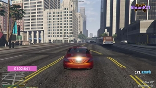 مایکل با مرسدس دزد میگیره !؟ | gtav | جی تی ای وی