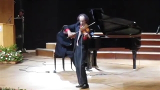 دوئت ویولن فرید فرجاد و پیانو، طاقتم ده (ساغرم شکست ای ساقی) بیاد بانو مرضیه فقید، دانشگاه آتاتورک ارزروم پاییز ۱۳۹۰