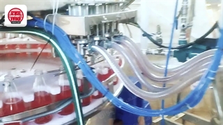 خط پرکن و بطری شوی نوشیدنی تخم شربتی توان صنعت | 09152000050