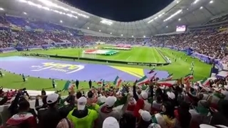 همخوانی سرود جمهوری اسلامی - فوتبال دوستان در دوحه قطر 2023