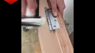 نصب درب چوبی اتاقی بدون کمک |  راحت و سریع