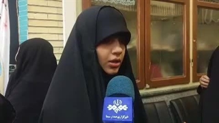 سخنان دختر شهید راه قدس حسین محمدی - مستشار نظامی در دمشق - پردیس