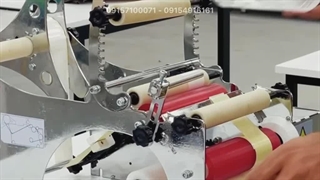 لیبل زن نیمه اتوماتیک ظروف گرد 09157100071