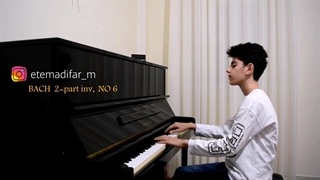 باخ انوانسیون دوصدایی شماره 6 _ bach 2-part invention no 6