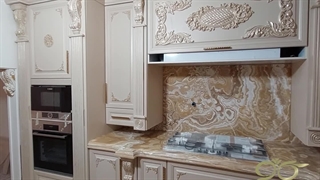 کابینت آشپزخانه کلاسیک - پروژه ونک - کاژه