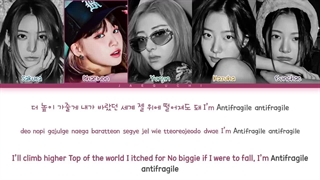 لیریک آهنگ ANTIFRAGILE از لسرافیم