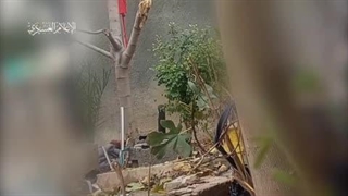 حملات خمپاره ای رزمندگان فلسطینی در غزه علیه نیروهای پیاده دشمن - طوفان الاقصی