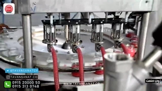 دستگاه پرکن مایعات غلیظ اتوماتیک توان صنعت | 09152000050