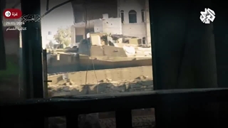 14021109: نبرد رزمندگان القسام با زرهی دشمن اسرائیلی در غرب خان یونس