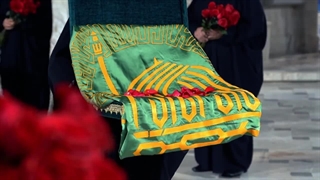 بدرقه معتکفین در حرم مطهر رضوی - بهمن ماه 1402