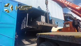 ساخت سازه ی جرثقیل  دو پل سقفی 30 تن -دهانه 24 متر