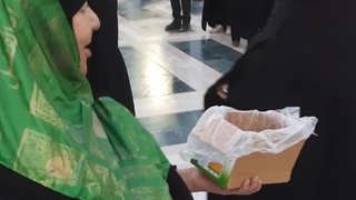 پخش نذری در بین الحرمین