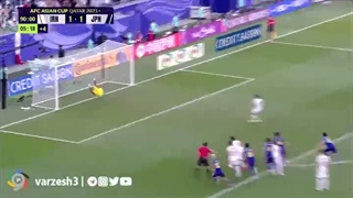 گل دوم ایران توسط جهانبخش در دقیقه ۹۳