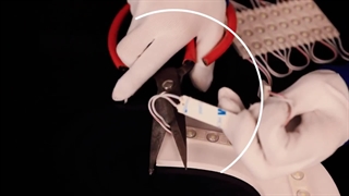 ریسه ال ای دی بلوکی 12 ولت لنزدار اینجکشن