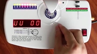 دستگاه دوکاره تست یووی UV و تست ضد تشعشع لنز عینک | تستر اشعه ماورابنفش انواع عدسی عینک