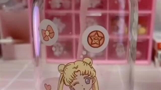 Korean cute and pink snacks