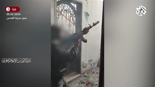 14021116: استهداف مراکز تجمع دشمن اسرائیلی با نارنجک ضد نفرات در خان یونس