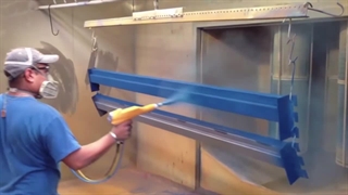 دستگاه رنگ پودری