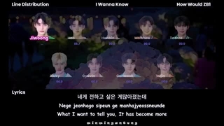 AI Cover | How Would ZB1 Sing 'I WANNA KNOW' by ZHANG HAO (Lyrics and Line Distribution)