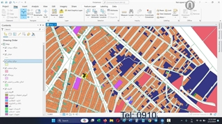 تمام انواع لایه های GIS شهری