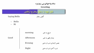 آموزش لغات انگلیسی و مکالمه مکالمه از پایه تا پیشرفته