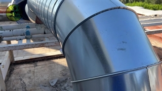 تولید کانال اسپیرال گالوانیزه شرکت کولاک فن 09121865671