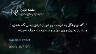 اگه تو جنگل یه درخت رو...