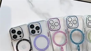 قاب ژله ای مگ سیف دار مدل متال لنز برای گوشی های سری S سامسونگ