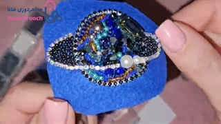 آموزش گل سینه طرح سیاره