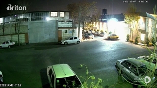 نمونه تصویر شب دوربین مداربسته برایتون وارم لایت UVC212T43P2-C