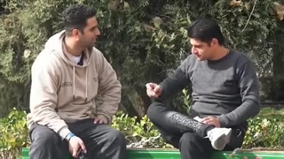 ایرج الهی بازیگر در دوربین مخفی در مجازی برای سهیل سازنده معرف دوربین مخفی در تهران