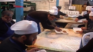 پخت نذری محرم 1391 هیئت بزرگ تکیه ابوالفضل(ع) ملایر