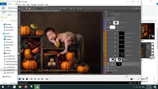 دکور عکاسی نوزاد