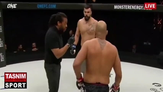 مبارزه امیر علی اکبری و آرجان بولار