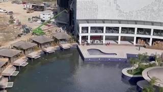 محیط یکی از پروژه های مسکونی در قبرس شمالی