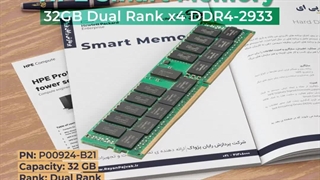 رم سرور اچ پی HPE 32GB Dual Rank x4 DDR4-2933 با پارت نامبر P00924-B21