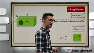 اجسام دارای حفره _ فصل اول فیزیک دهم