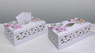 ساخت جعبه دستمال کاغذی در منزل