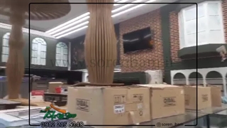 اجرای دیوار سبز مصنوعی (پروژه شیرینی اصل تبریز)