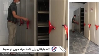 قفسه بایگانی ریلی