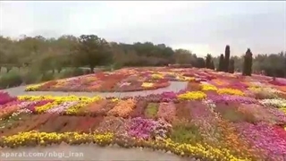 تصویربرداری هوایی از باغ گیاه شناسی ملی ایران