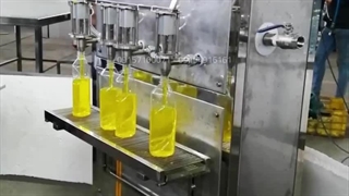 دستگاه پرکن شامپو و مواد شوینده | ماشین ساز 09157100071