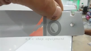 نصب پانل لبه ترک و لیبل